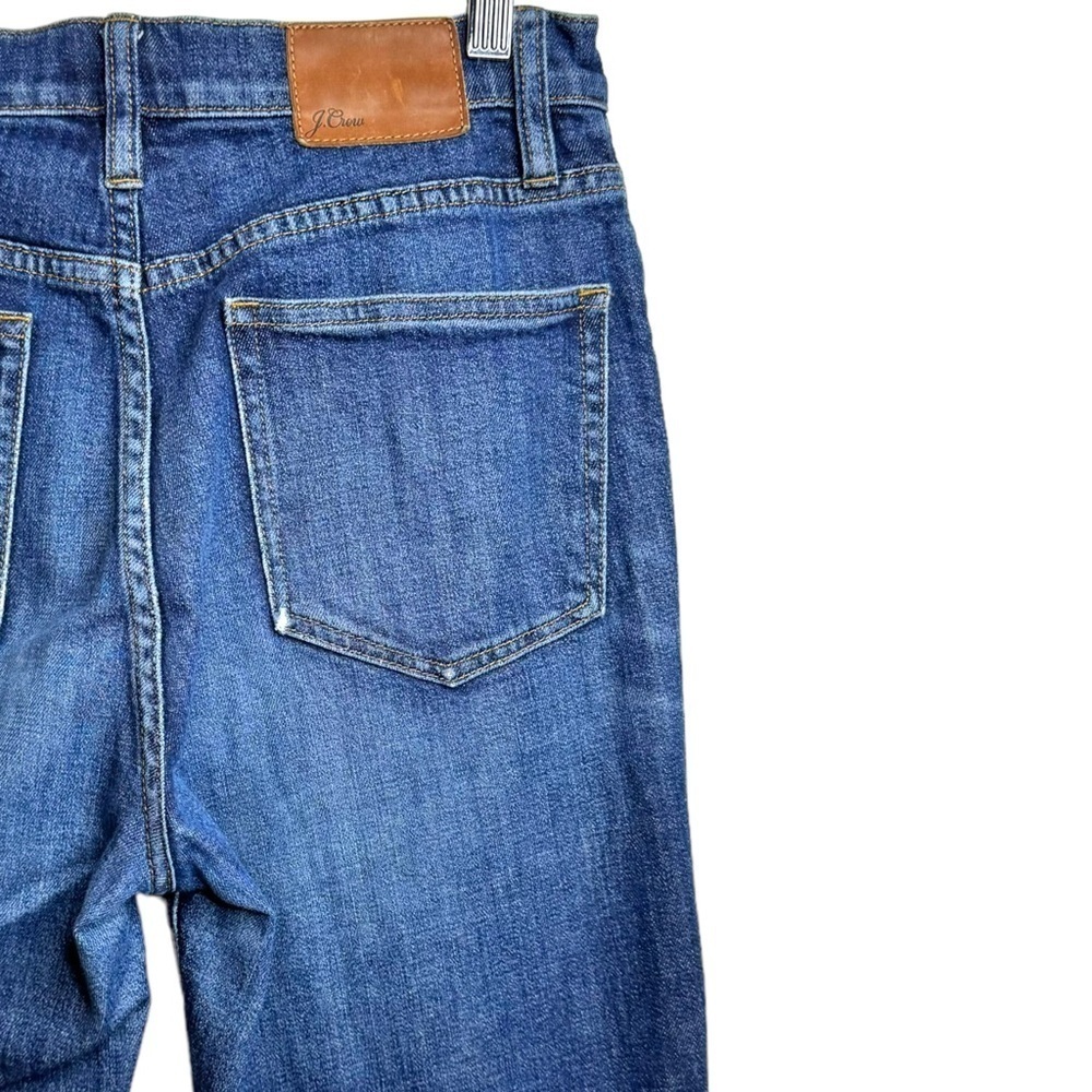J. Crew Billie Demi Boot Crop Jeans High Rise Boot Leg Short Unsewn Raw Hem 28 - Picture 11 of 16
